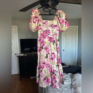 Abercrombie Emerson Floral Midi Dress